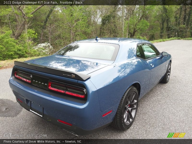 Frostbite / Black 2022 Dodge Challenger R/T Scat Pack