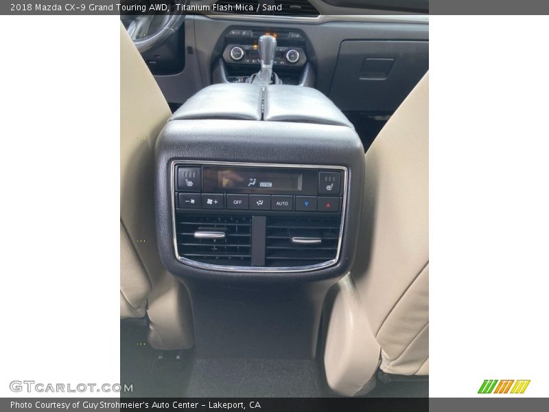 Titanium Flash Mica / Sand 2018 Mazda CX-9 Grand Touring AWD