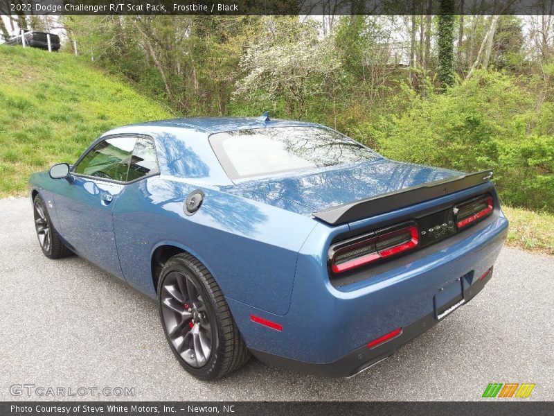 Frostbite / Black 2022 Dodge Challenger R/T Scat Pack