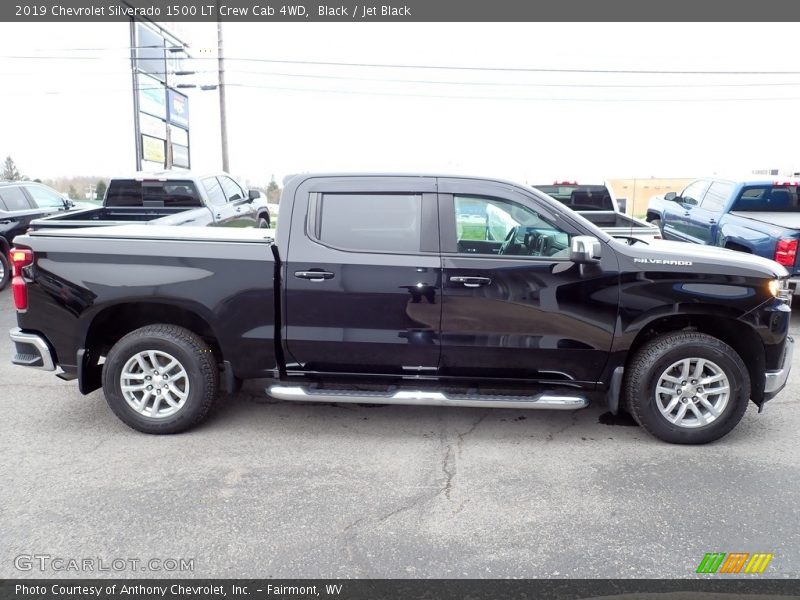 Black / Jet Black 2019 Chevrolet Silverado 1500 LT Crew Cab 4WD