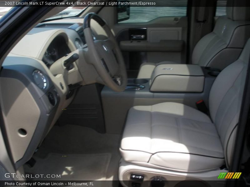 Black Clearcoat / Light Parchment/Espresso 2007 Lincoln Mark LT SuperCrew 4x4