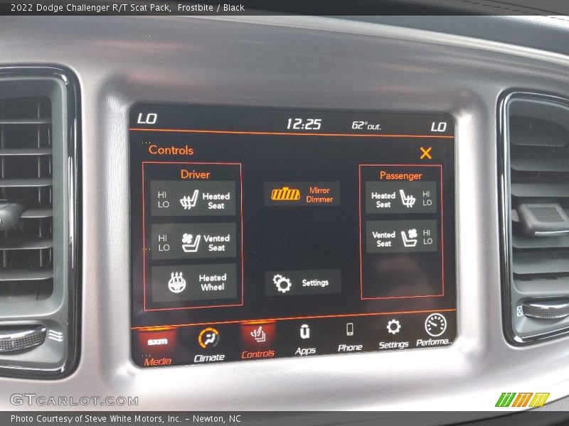 Frostbite / Black 2022 Dodge Challenger R/T Scat Pack