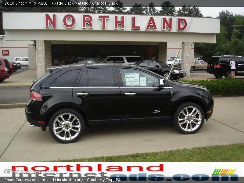 Tuxedo Black Metallic / Charcoal Black 2010 Lincoln MKX AWD