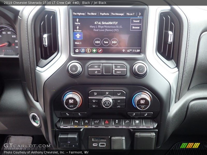 Black / Jet Black 2019 Chevrolet Silverado 1500 LT Crew Cab 4WD