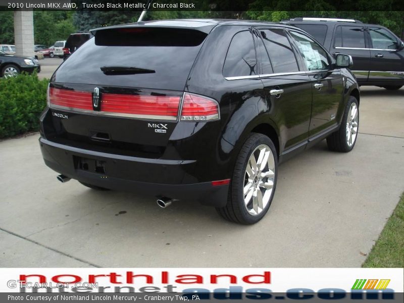 Tuxedo Black Metallic / Charcoal Black 2010 Lincoln MKX AWD