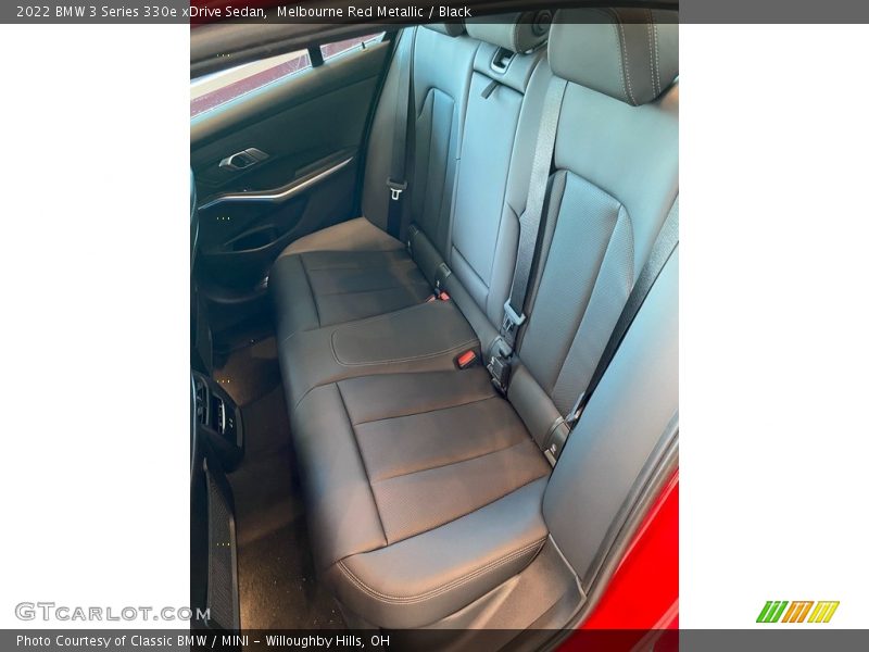 Rear Seat of 2022 3 Series 330e xDrive Sedan