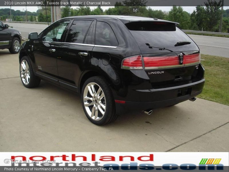 Tuxedo Black Metallic / Charcoal Black 2010 Lincoln MKX AWD