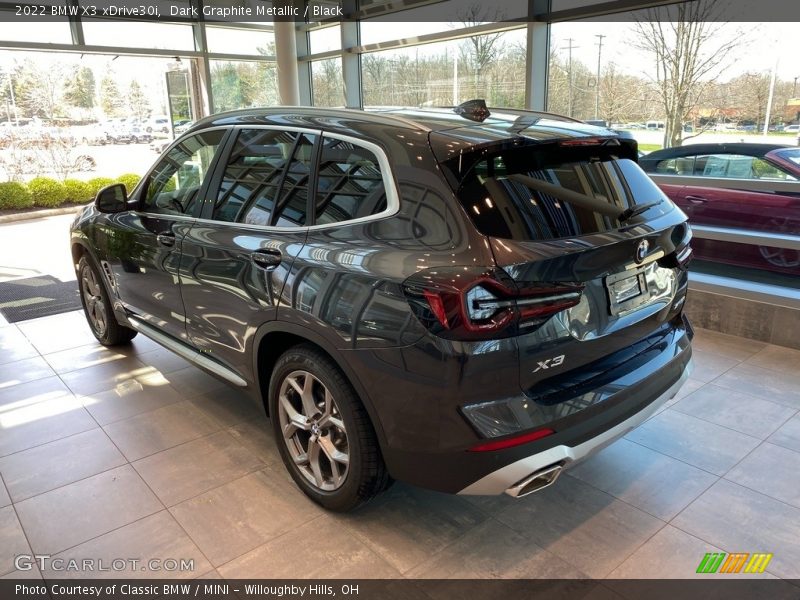 Dark Graphite Metallic / Black 2022 BMW X3 xDrive30i