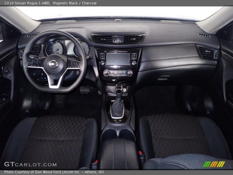 Magnetic Black / Charcoal 2019 Nissan Rogue S AWD
