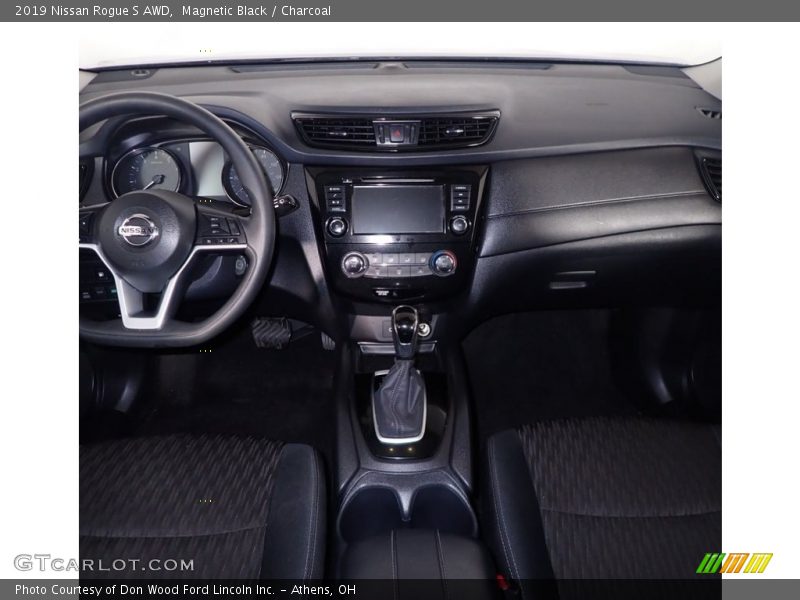 Magnetic Black / Charcoal 2019 Nissan Rogue S AWD