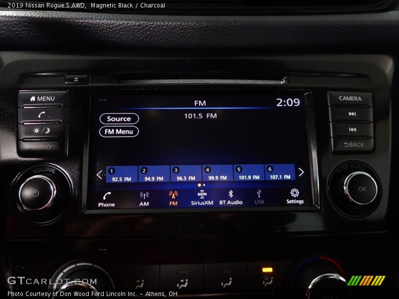 Magnetic Black / Charcoal 2019 Nissan Rogue S AWD