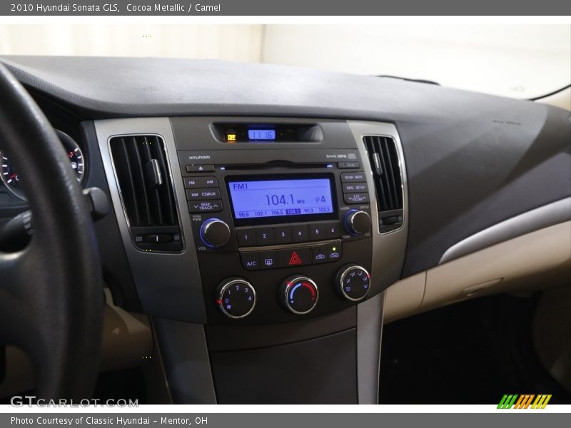 Cocoa Metallic / Camel 2010 Hyundai Sonata GLS