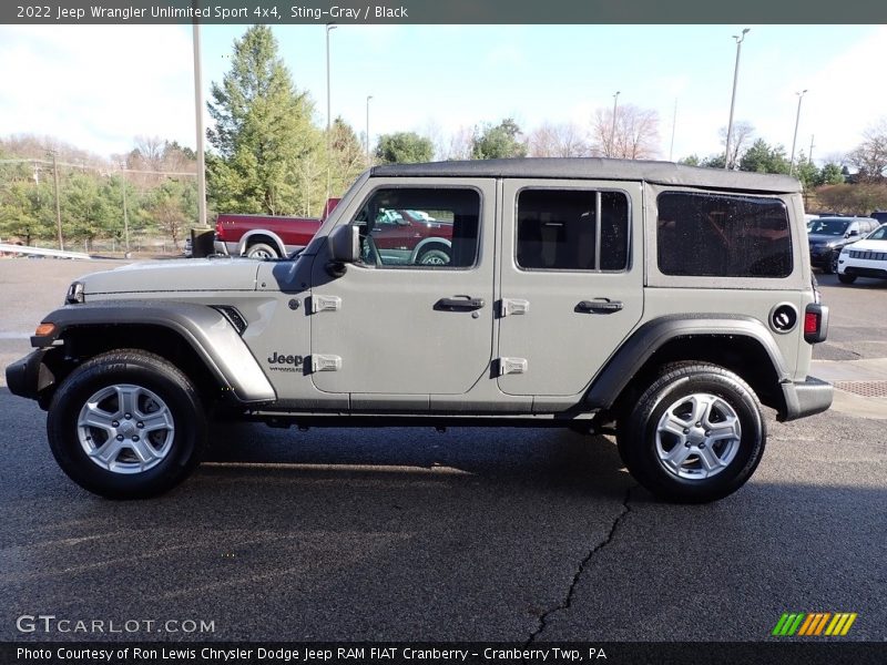 Sting-Gray / Black 2022 Jeep Wrangler Unlimited Sport 4x4