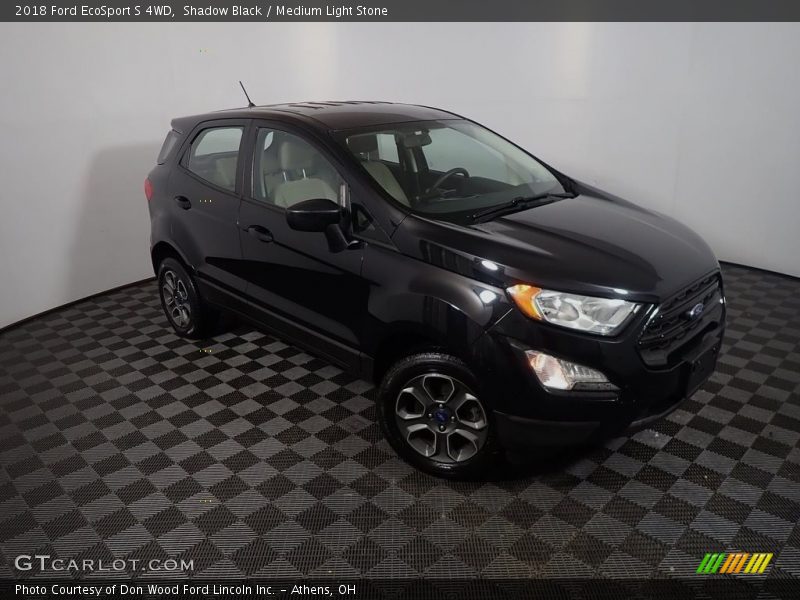 Shadow Black / Medium Light Stone 2018 Ford EcoSport S 4WD