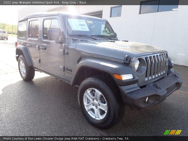 Sting-Gray / Black 2022 Jeep Wrangler Unlimited Sport 4x4
