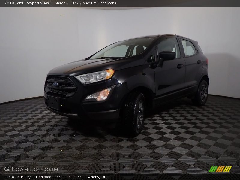 Shadow Black / Medium Light Stone 2018 Ford EcoSport S 4WD