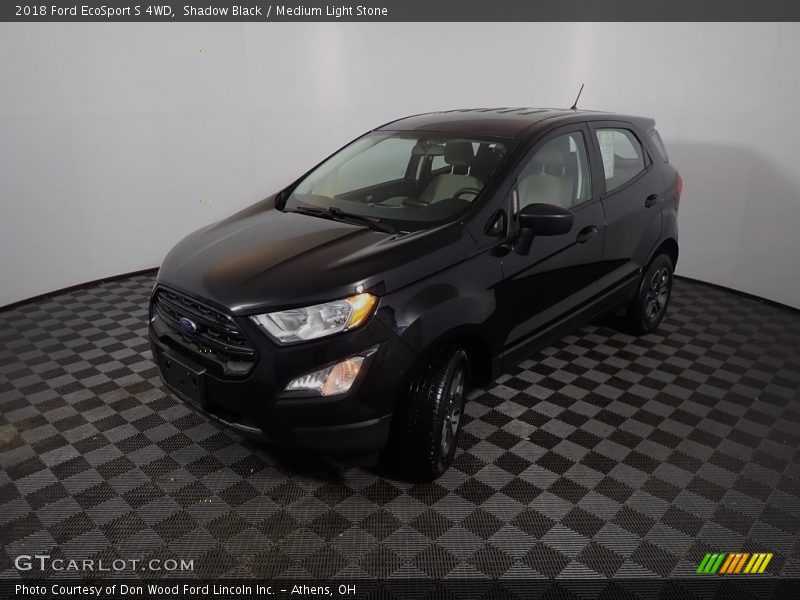 Shadow Black / Medium Light Stone 2018 Ford EcoSport S 4WD
