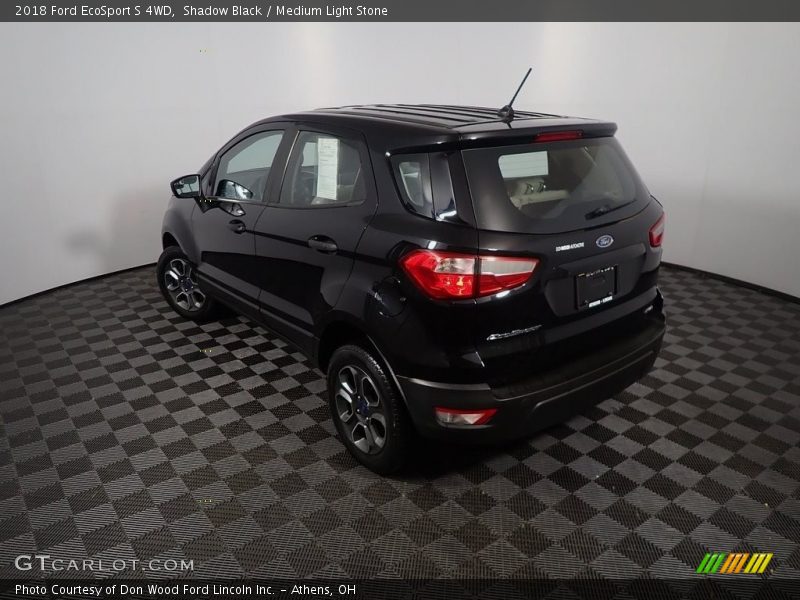 Shadow Black / Medium Light Stone 2018 Ford EcoSport S 4WD