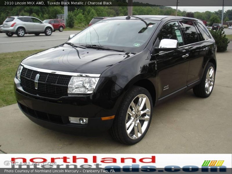 Tuxedo Black Metallic / Charcoal Black 2010 Lincoln MKX AWD