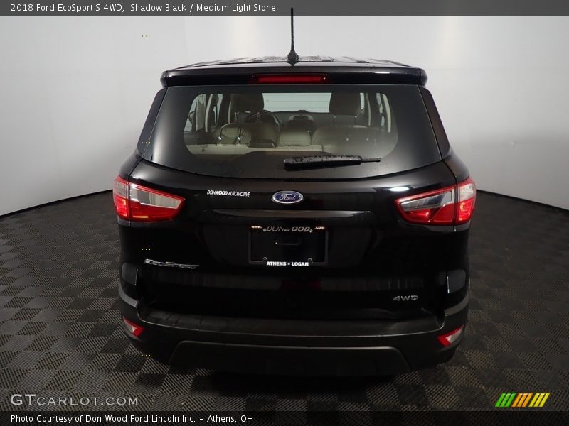 Shadow Black / Medium Light Stone 2018 Ford EcoSport S 4WD
