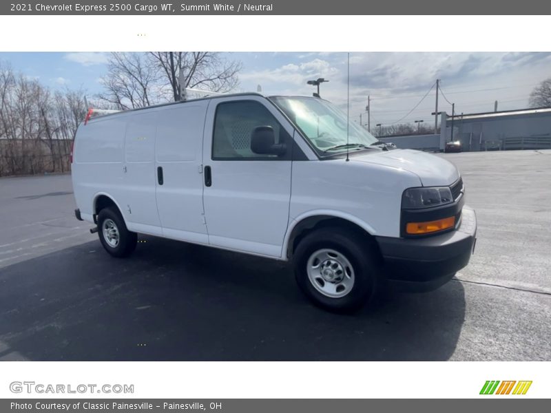 Summit White / Neutral 2021 Chevrolet Express 2500 Cargo WT