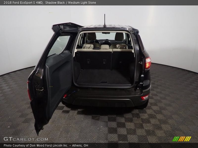 Shadow Black / Medium Light Stone 2018 Ford EcoSport S 4WD