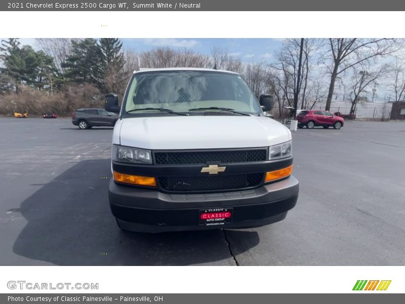 Summit White / Neutral 2021 Chevrolet Express 2500 Cargo WT