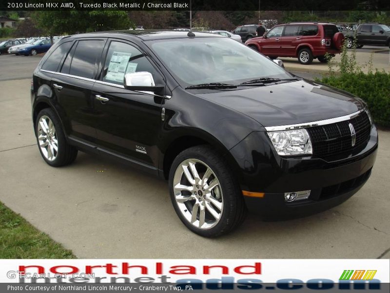 Tuxedo Black Metallic / Charcoal Black 2010 Lincoln MKX AWD