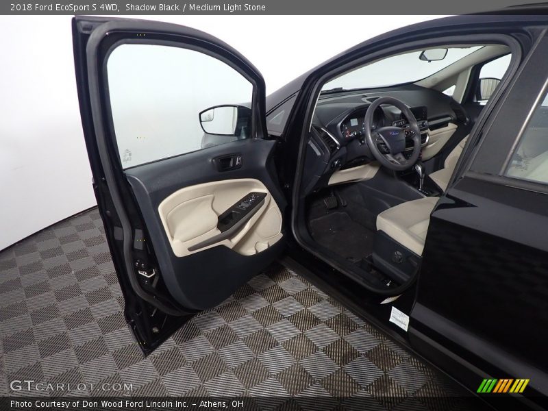 Shadow Black / Medium Light Stone 2018 Ford EcoSport S 4WD