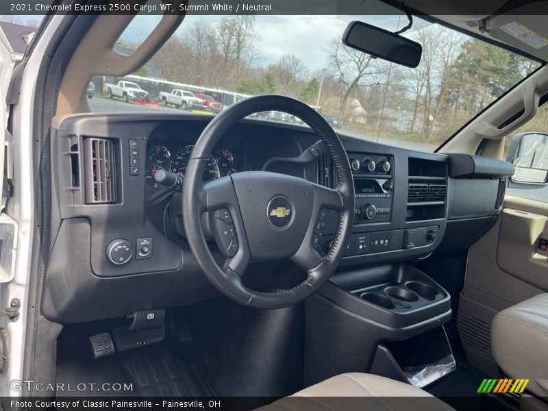 Summit White / Neutral 2021 Chevrolet Express 2500 Cargo WT