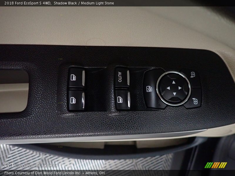 Shadow Black / Medium Light Stone 2018 Ford EcoSport S 4WD