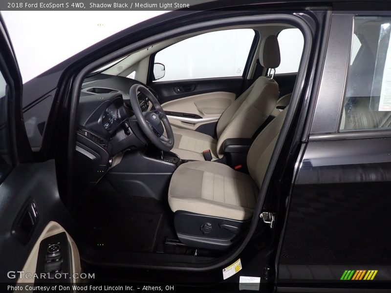 Shadow Black / Medium Light Stone 2018 Ford EcoSport S 4WD