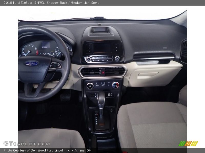 Shadow Black / Medium Light Stone 2018 Ford EcoSport S 4WD