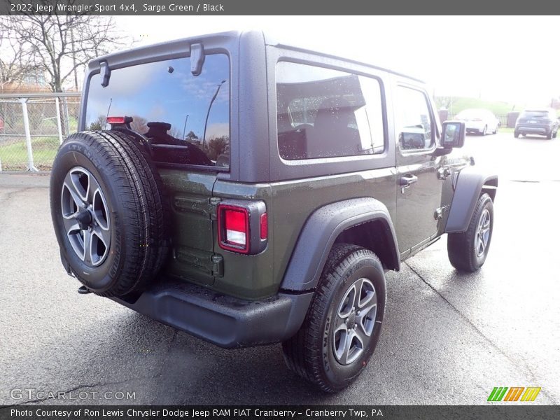 Sarge Green / Black 2022 Jeep Wrangler Sport 4x4
