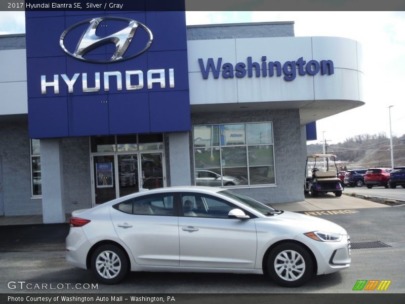 Silver / Gray 2017 Hyundai Elantra SE