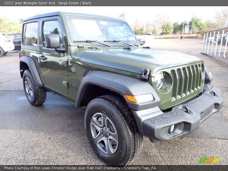 Sarge Green / Black 2022 Jeep Wrangler Sport 4x4