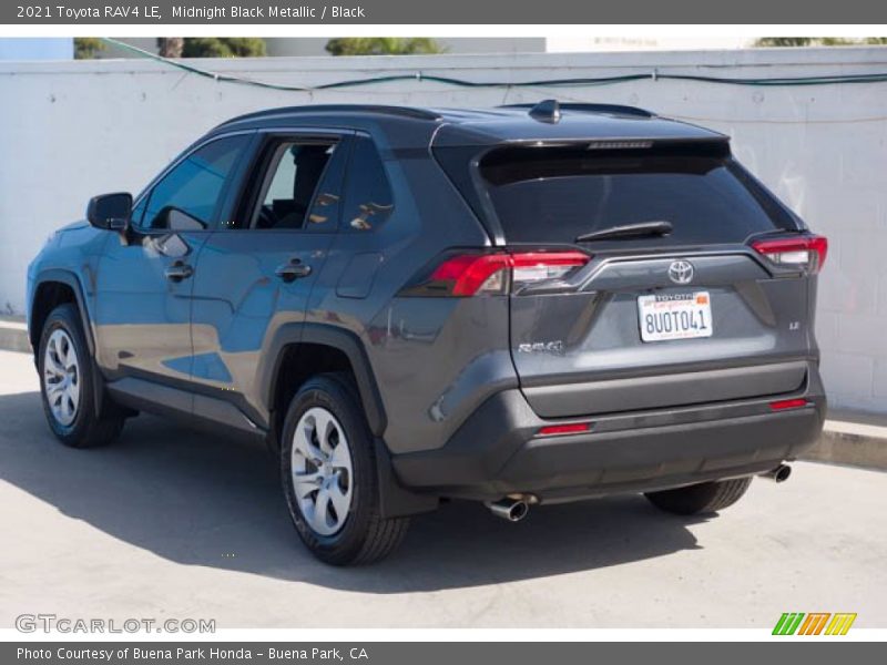 Midnight Black Metallic / Black 2021 Toyota RAV4 LE