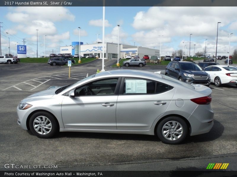 Silver / Gray 2017 Hyundai Elantra SE