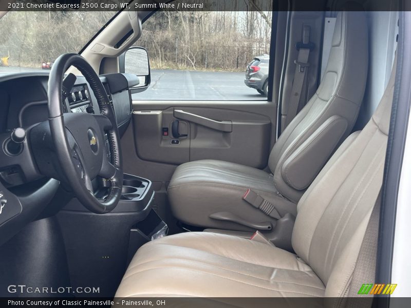 Summit White / Neutral 2021 Chevrolet Express 2500 Cargo WT