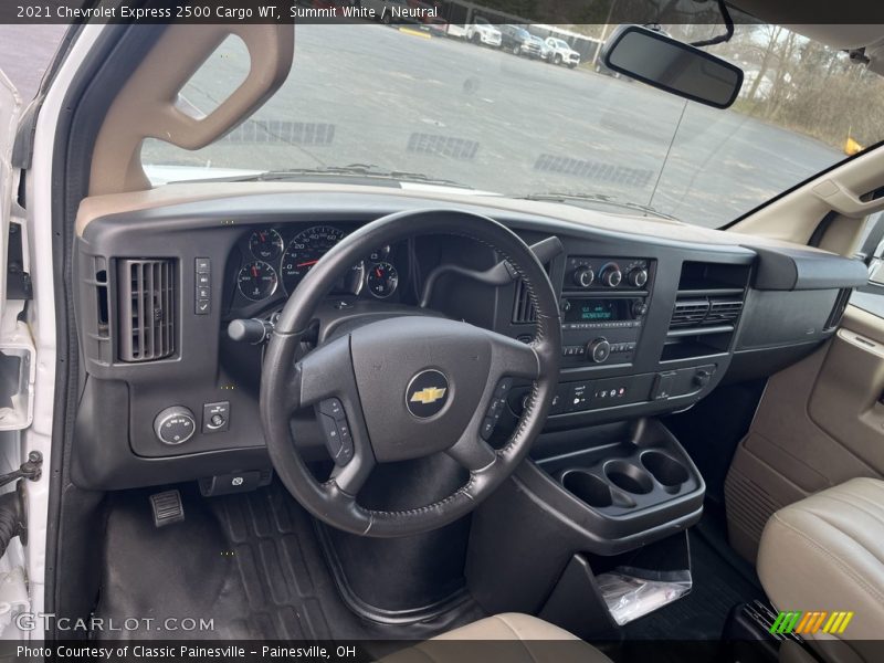 Summit White / Neutral 2021 Chevrolet Express 2500 Cargo WT