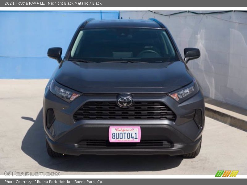 Midnight Black Metallic / Black 2021 Toyota RAV4 LE