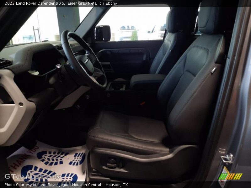Front Seat of 2023 Defender 90 S