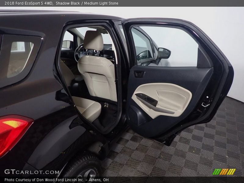 Shadow Black / Medium Light Stone 2018 Ford EcoSport S 4WD
