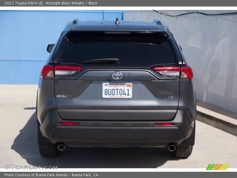 Midnight Black Metallic / Black 2021 Toyota RAV4 LE