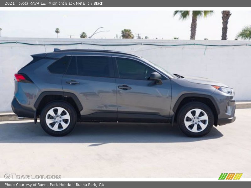 Midnight Black Metallic / Black 2021 Toyota RAV4 LE