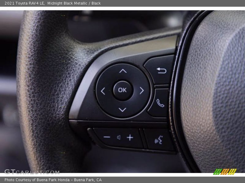 Midnight Black Metallic / Black 2021 Toyota RAV4 LE