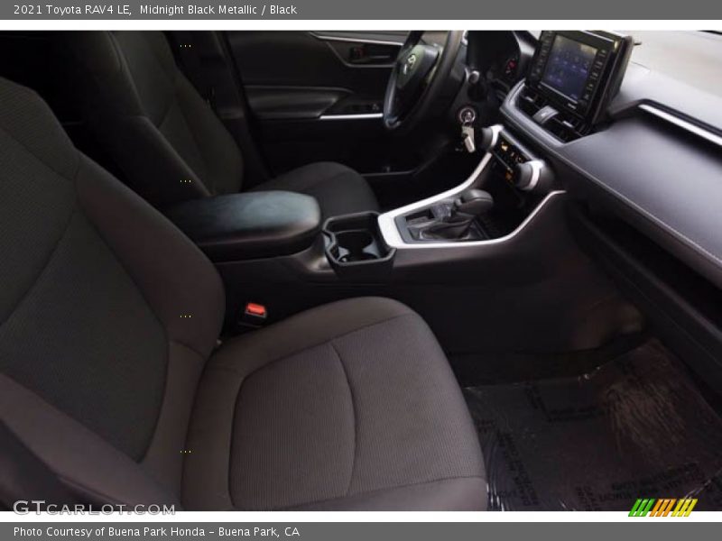 Midnight Black Metallic / Black 2021 Toyota RAV4 LE
