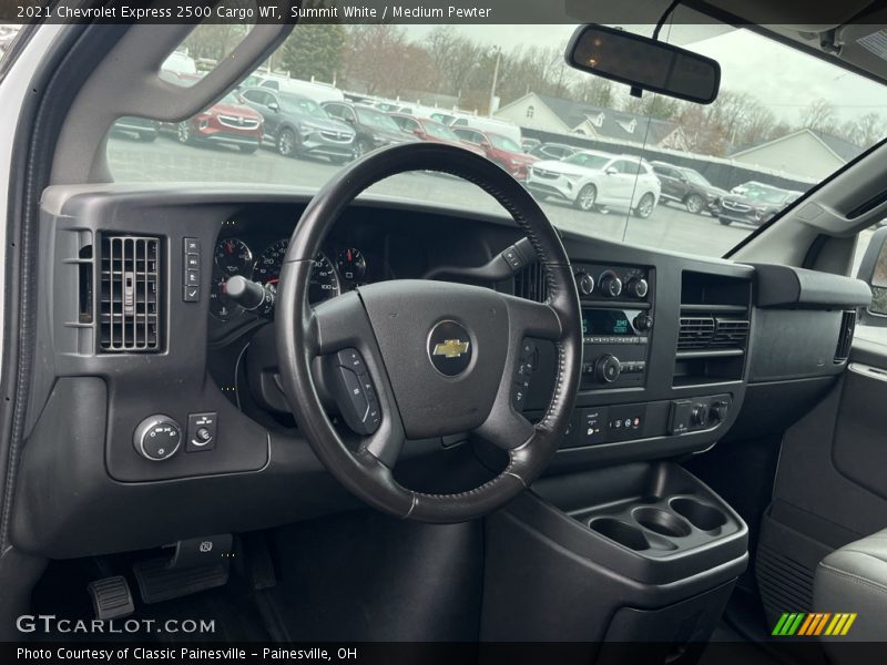 Summit White / Medium Pewter 2021 Chevrolet Express 2500 Cargo WT