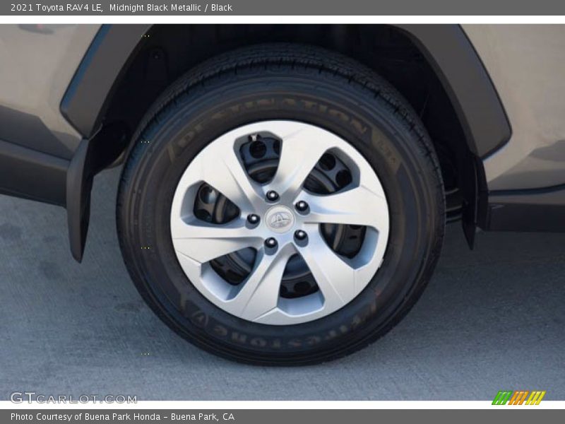 Midnight Black Metallic / Black 2021 Toyota RAV4 LE
