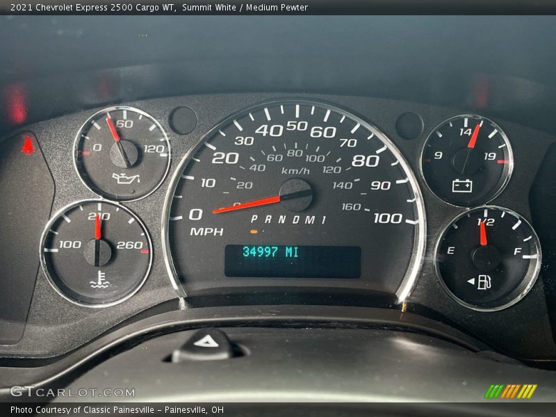 Summit White / Medium Pewter 2021 Chevrolet Express 2500 Cargo WT